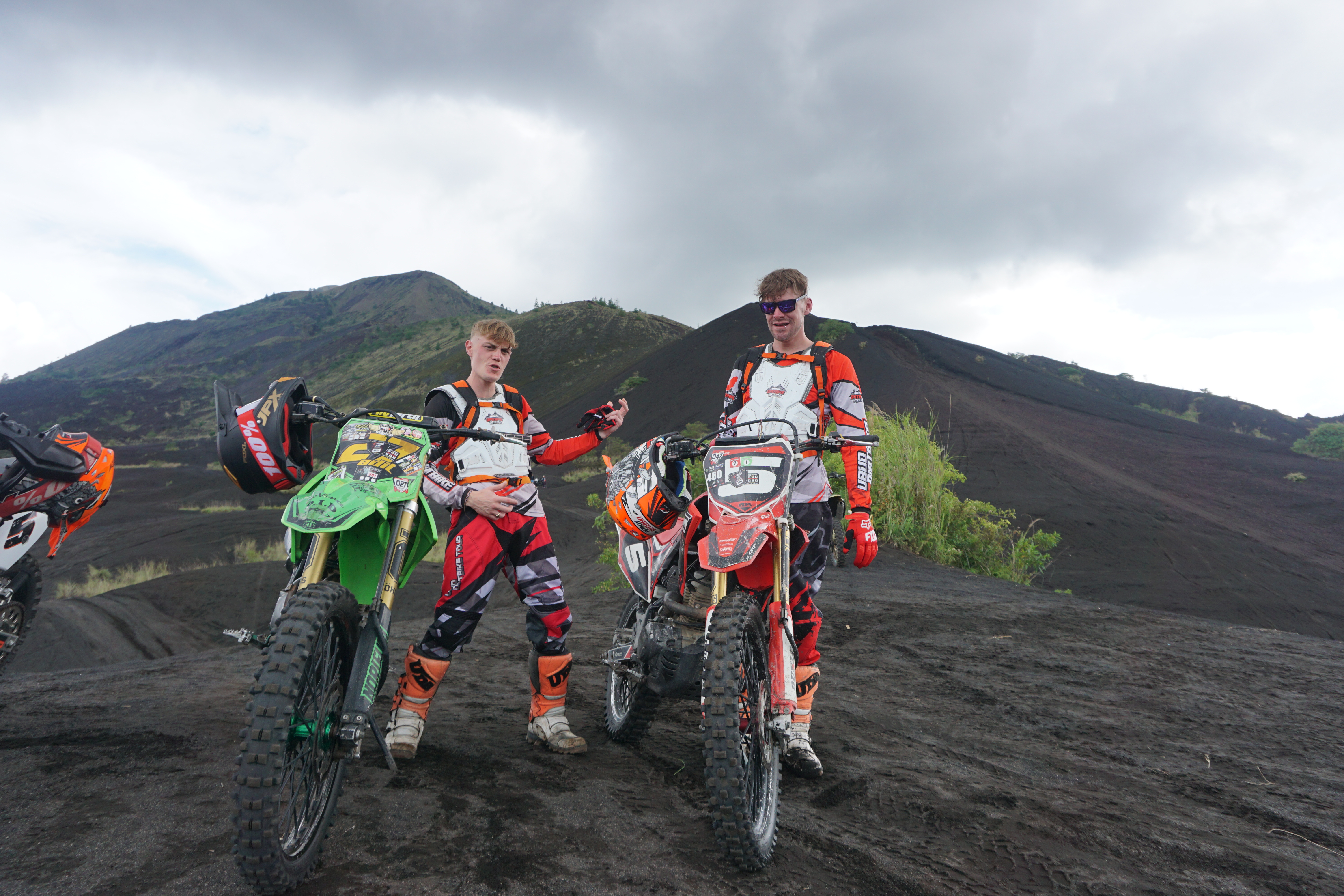ubud taxi service driver black lava mount batur motocross
