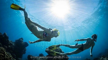 ubud taxi service driver snorkelling