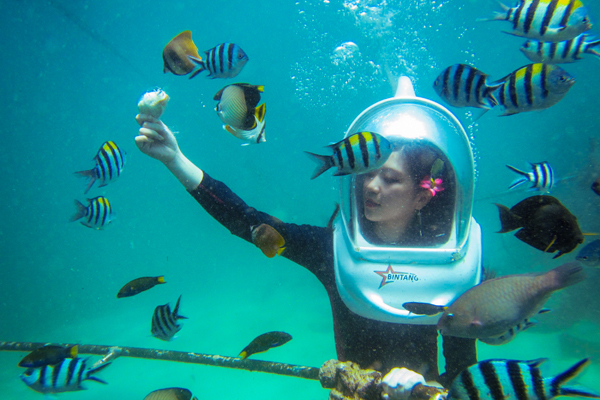 ubud taxi service driver water sport sea walker