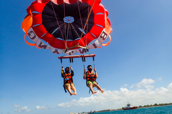 ubud taxi service driver water sport parasailing jetski