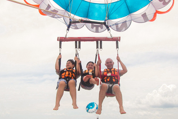 ubud taxi service driver water sport parasailing jetski