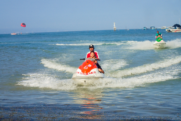 ubud taxi service driver water sport jet ski
