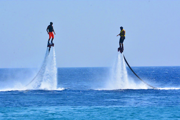 ubud taxi service driver water sport fly board