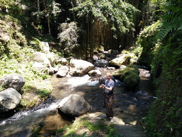 Pakerisan River at Gunung Kawi Temple