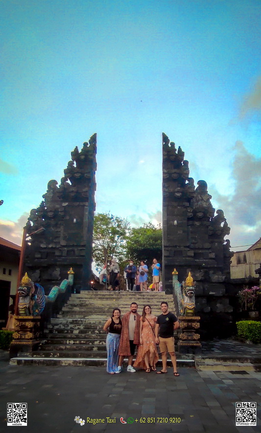 Tanah Lot Temple at Sunset Time