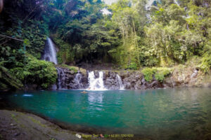 taman sari waterfall with natural pool